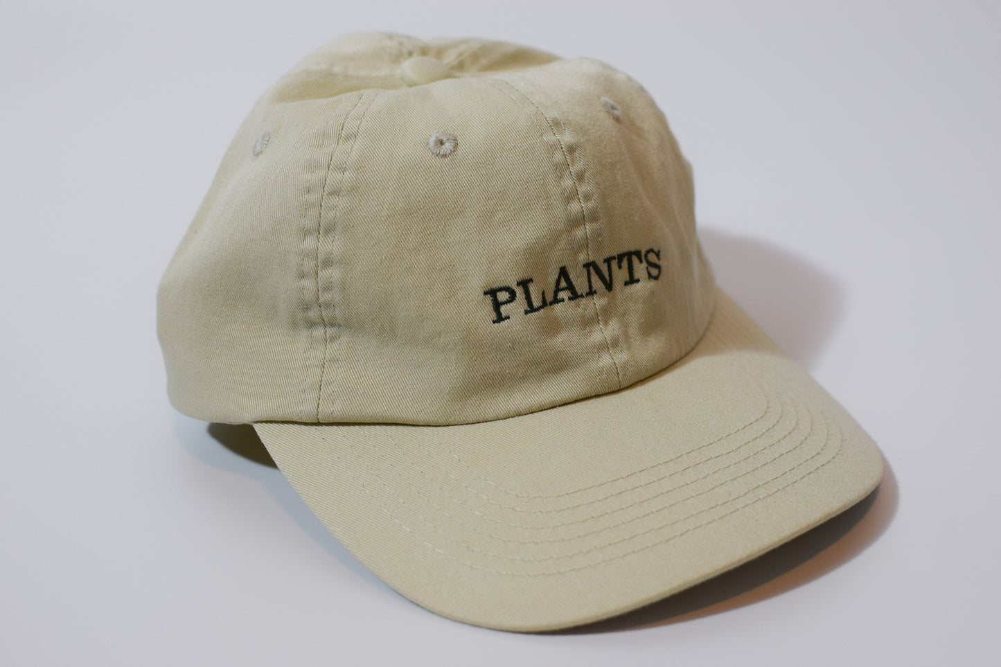 Plants Hat- Cream/Dark Green