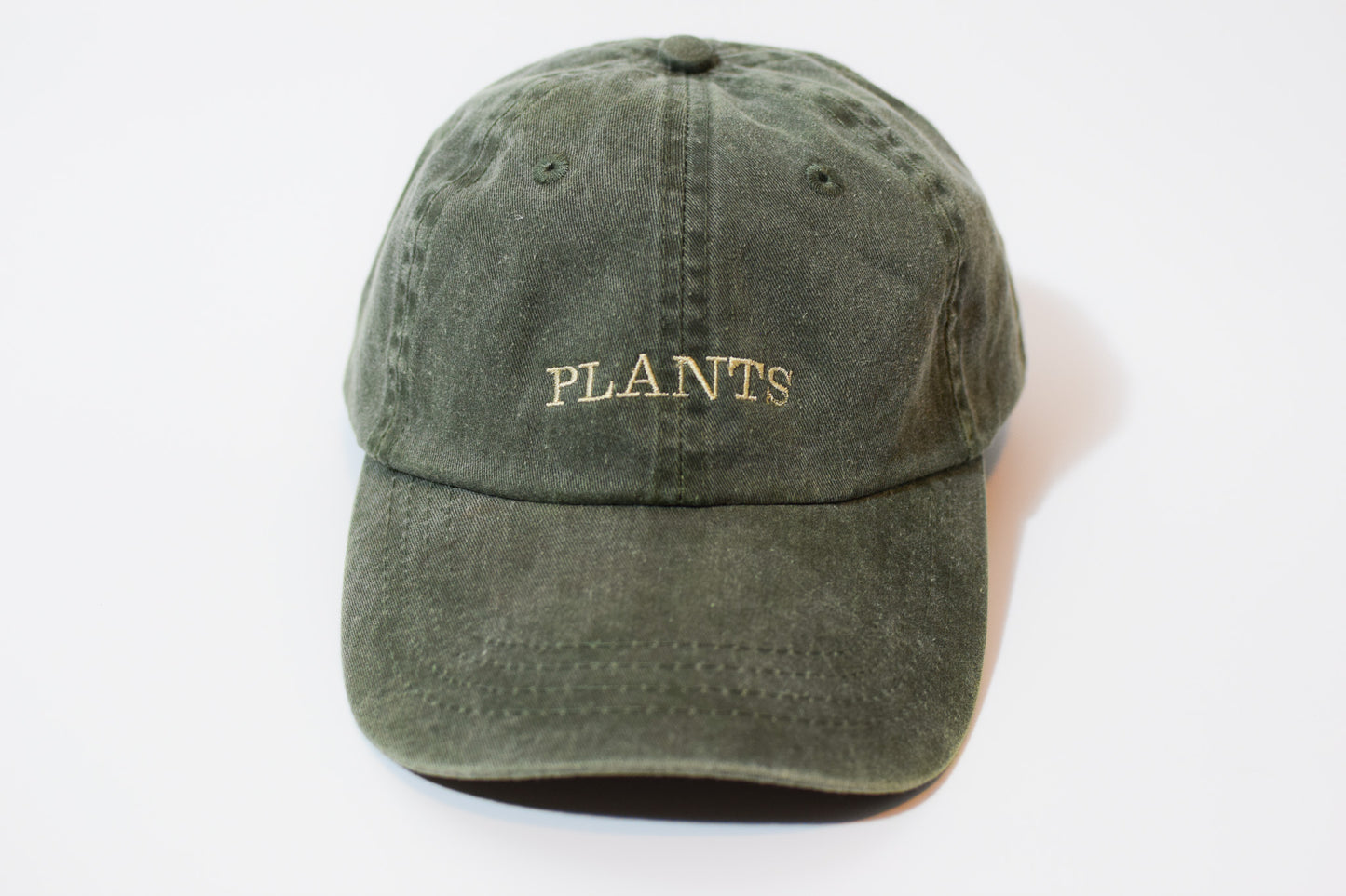 Plants Hat- Dark Green/Cream