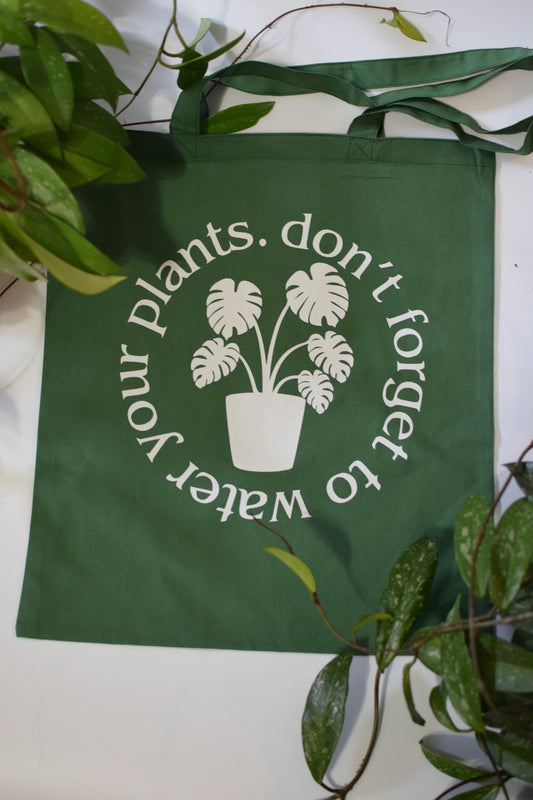 Don’t Forget to Water Your Plants Tote